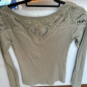 Free People S Lace Tie Up Top